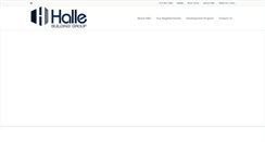 Desktop Screenshot of hallebuildinggroup.com